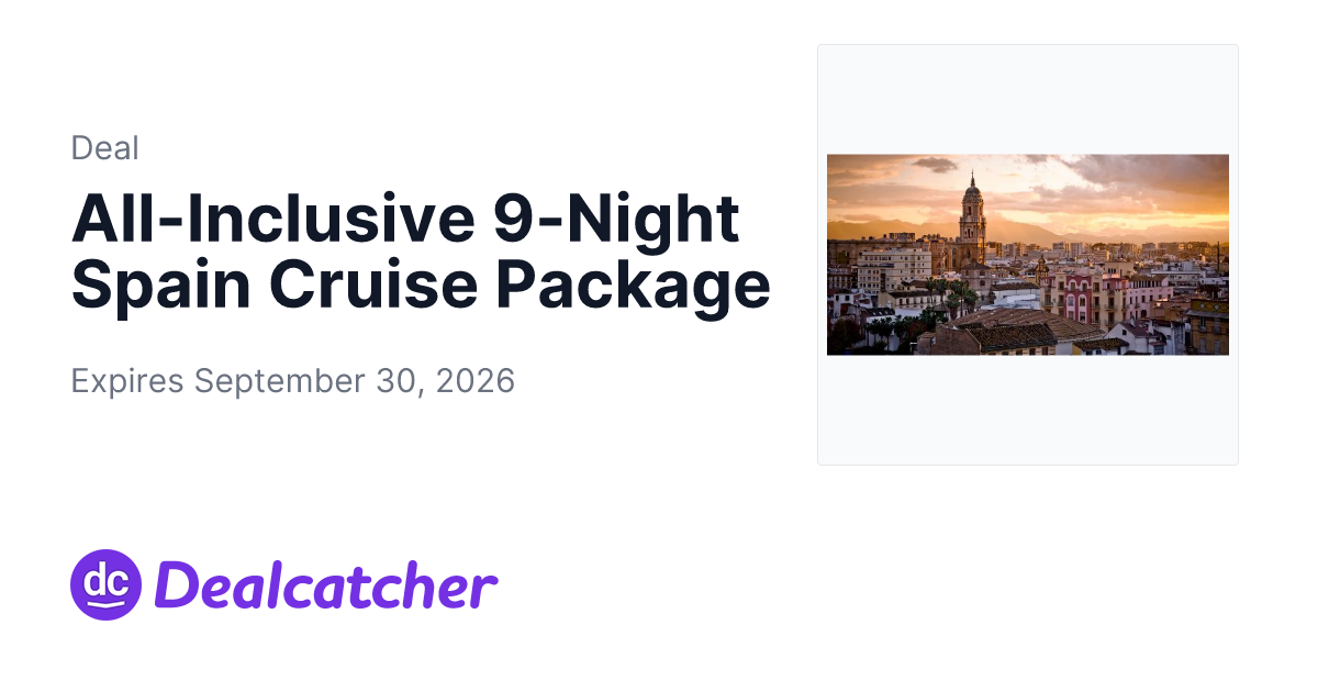 Travelzoo - All-Inclusive 9-Night Spain Cruise Package