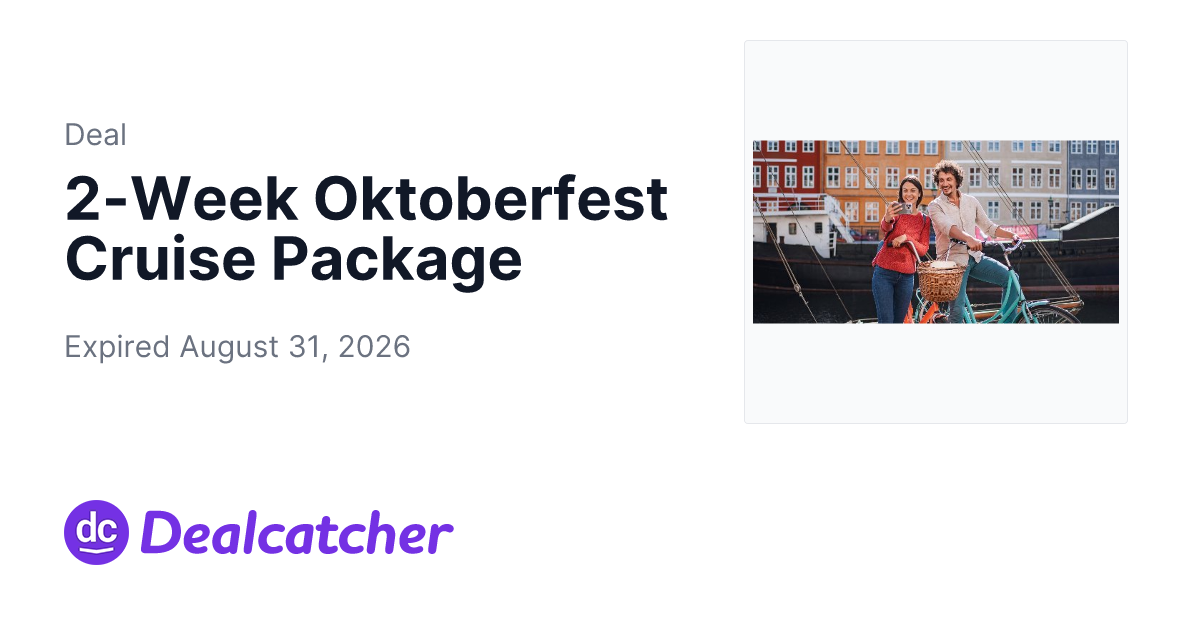 Travelzoo - 2-Week Oktoberfest Cruise Package