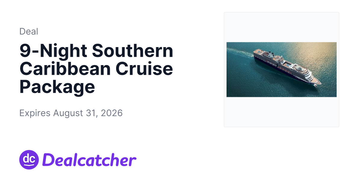 Travelzoo - 9-Night Southern Caribbean Cruise Package
