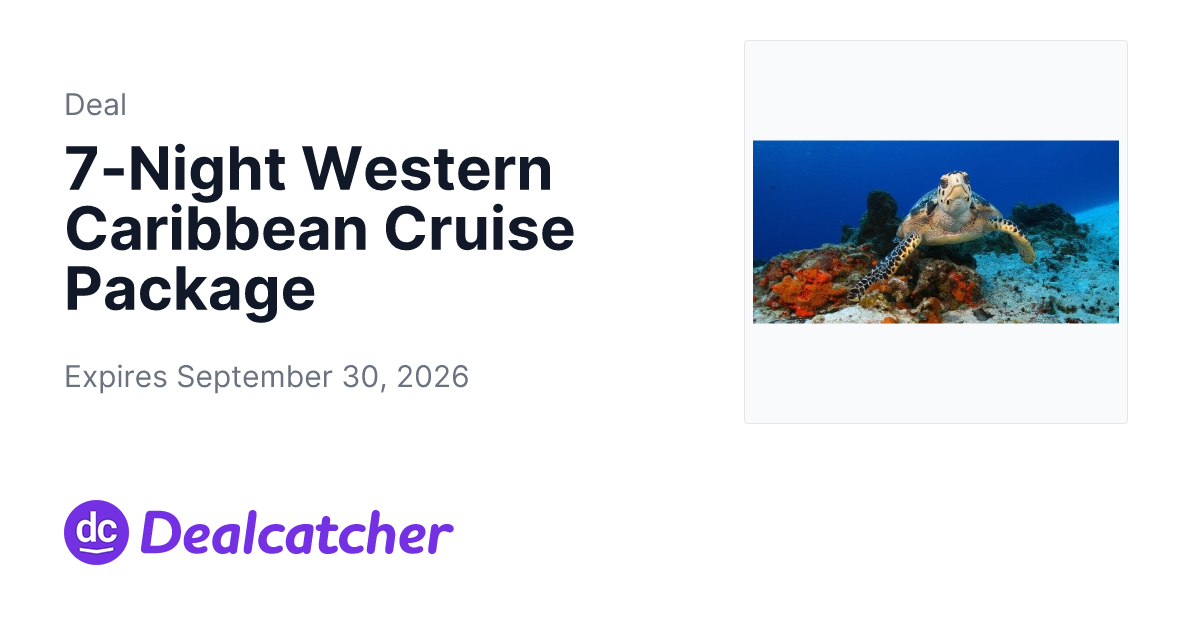 Travelzoo - 7-Night Western Caribbean Cruise Package