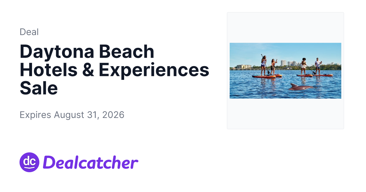 Travelzoo - Daytona Beach Hotels & Experiences Sale
