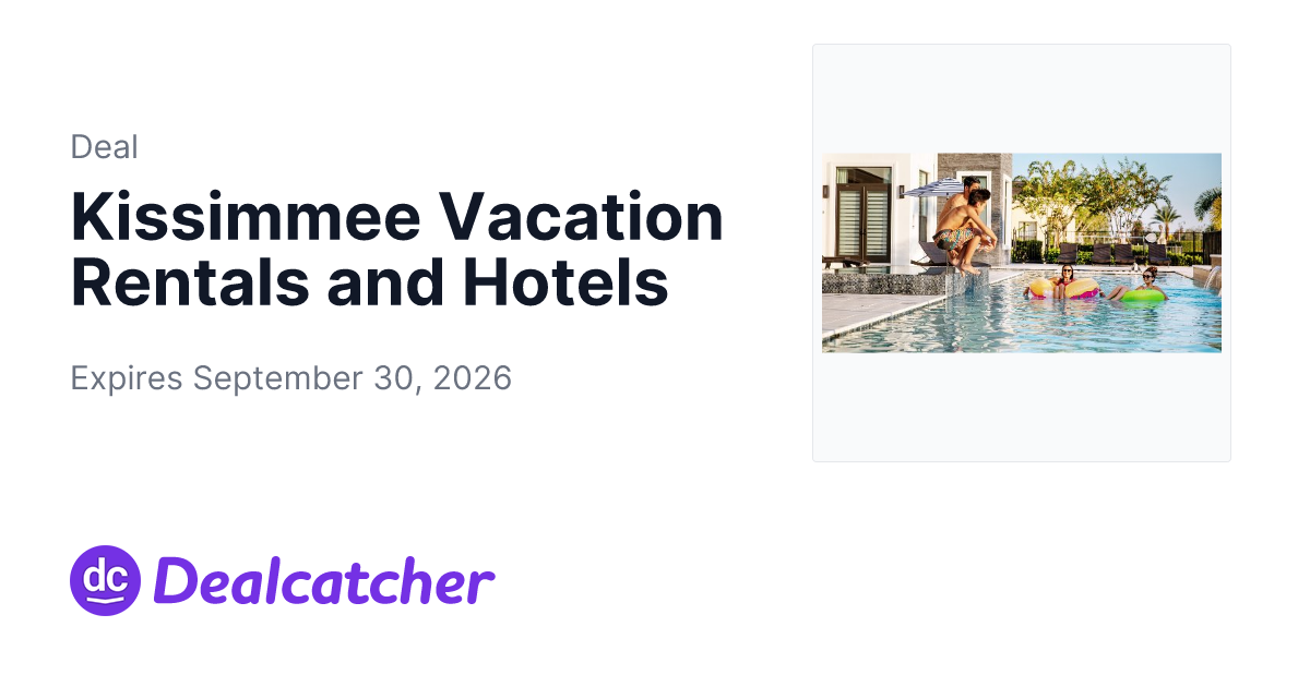 Travelzoo - Kissimmee Vacation Rentals and Hotels
