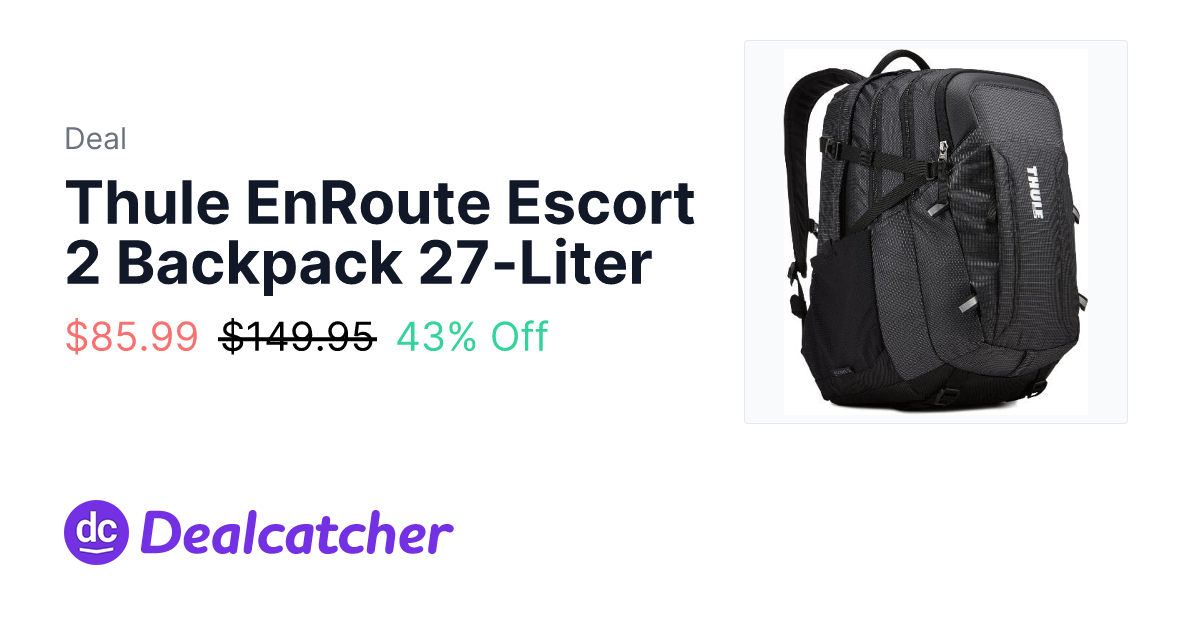 Amazon - Thule EnRoute Escort 2 Backpack 27-Liter $85.99