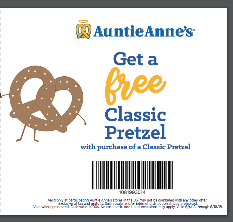Auntie Annes Coupons & Promo Codes June 2022